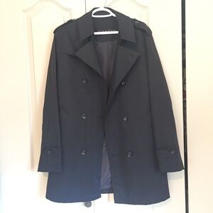 CALVIN KLEIN CK DOUBLE BREASTED TRENCH WATER RESISTANT